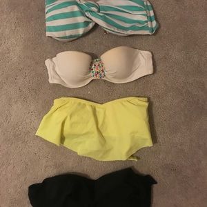 strapless bikini tops